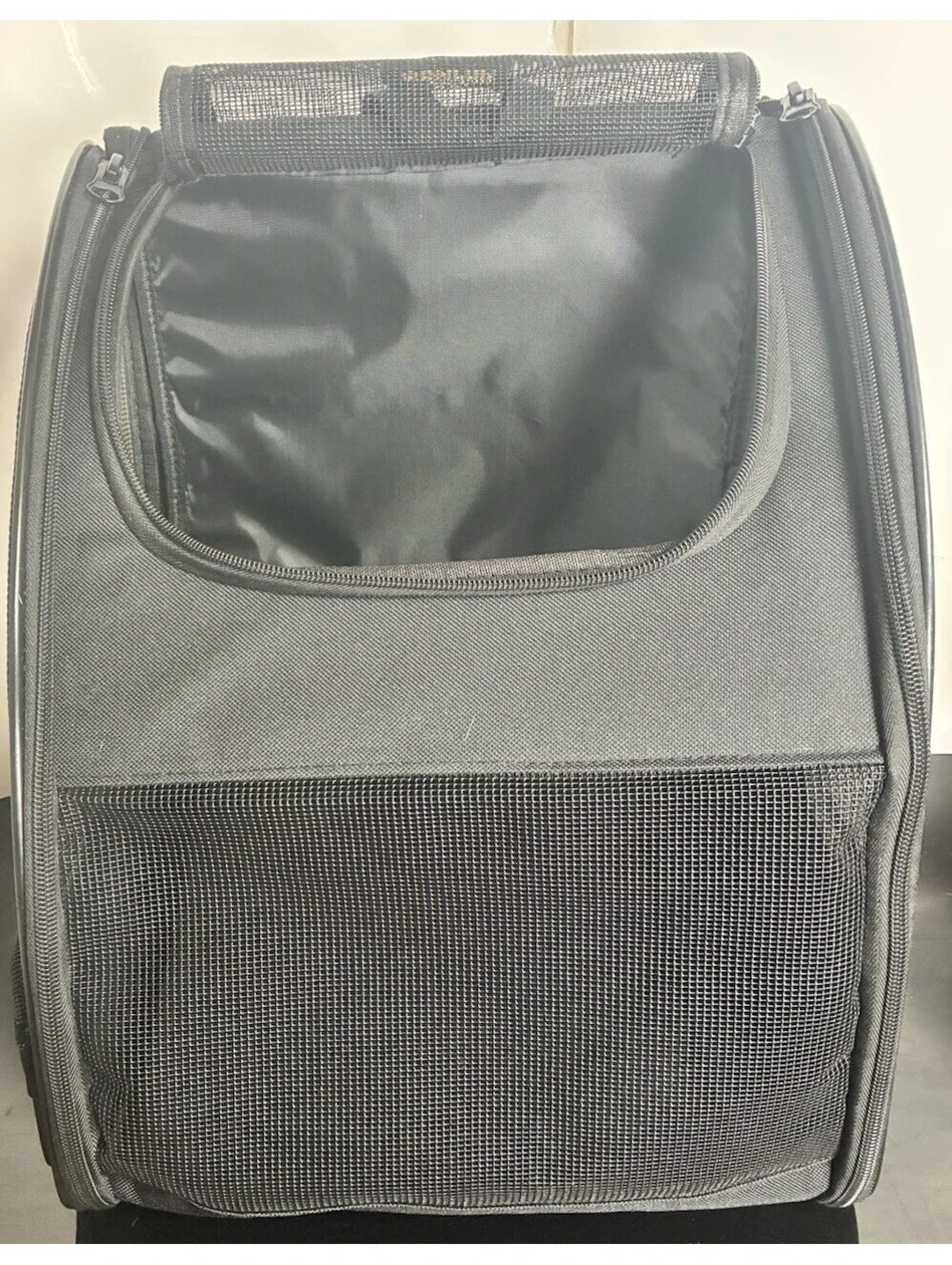 Conlun Dog Carrier Large Cat Carrier  Soft Travel Pet Bag Collapsible Black